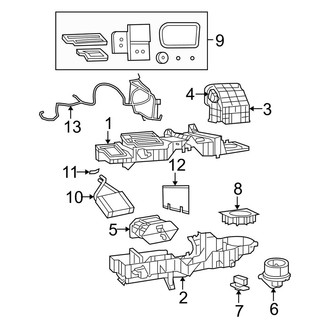 Dodge OE - Air Conditioner & Heater - Evaporator & Heater Components