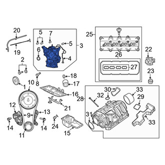 Dodge OE - Engine Timing Cover