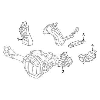 Dodge OE - Engine & Transmission Mounting (Quad Cab 4WD 5.7L)