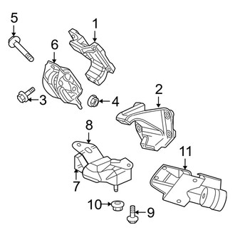 Dodge OE - Engine & Transmission Mounting (2500 / 3500 4WD 5.7L)