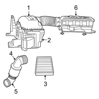 Dodge OE - Engine - Air Intake (2500 / 3500 5.9L)