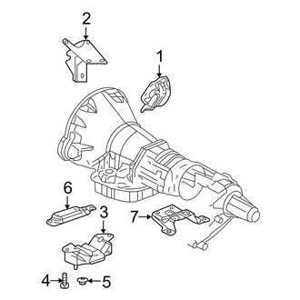 Dodge OE - Engine & Transmission Mounting (2500 / 3500 4WD 5.9L)