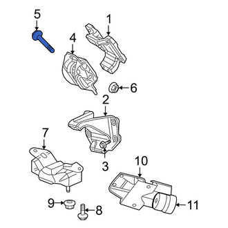 Dodge OE - Engine Mount Bolt