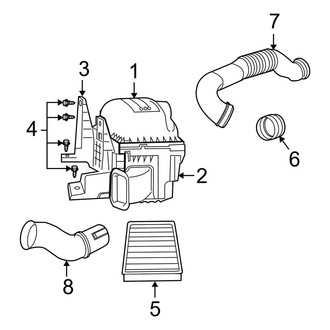 Dodge OE - Engine - Air Intake (8.0L)