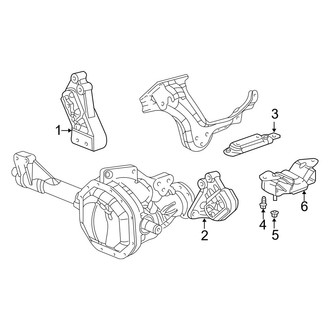 Dodge OE - Engine & Transmission Mounting (RWD 8.0L)