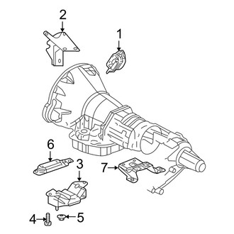 Dodge OE - Engine & Transmission Mounting (4WD 8.0L)