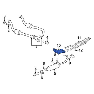 Dodge OE - Front Right Floor Pan Heat Shield