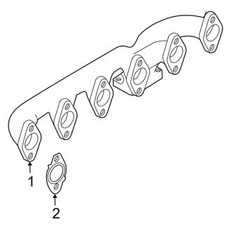Dodge OE - Exhaust System - Manifold (2500 Laramie Quad Cab 6.7L)