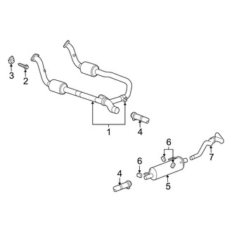 Dodge OE - Exhaust System - Exhaust Components (5.9L)