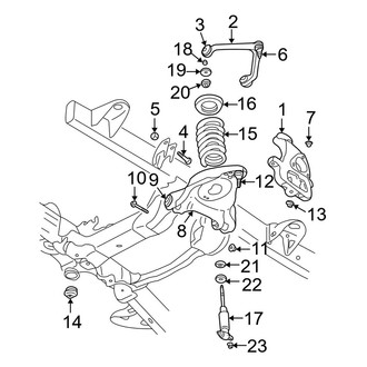 Dodge OE - Front Suspension - Suspension Components (RWD)