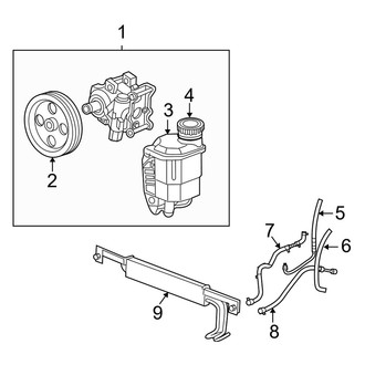 Dodge OE - Steering Gear & Linkage - Pump & Hoses (RWD)