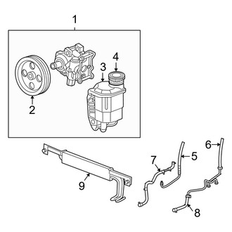 Dodge OE - Steering Gear & Linkage - Pump & Hoses (4WD)