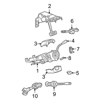 Dodge OE - Steering Column Assembly (2500 / 3500 Quad Cab)