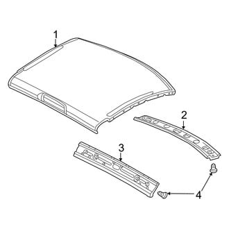 Dodge OE - Cab - Roof & Components (Regular Cab), (2500 / 3500 Regular Cab)