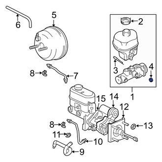 Dodge OE - Brake Master Cylinder Nut