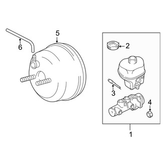 Dodge OE - Cab - Components on Dash Panel (W/O Hydrobooster), (Quad Cab)