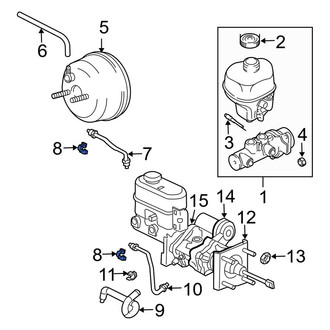 Dodge OE - Brake Hydraulic Hose Lock Clip