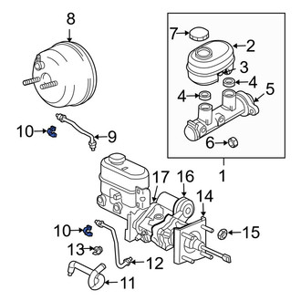 Dodge OE - Brake Hydraulic Hose Lock Clip