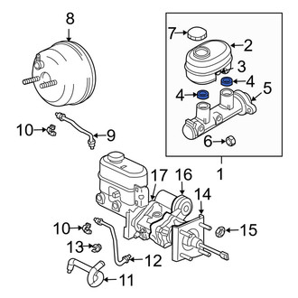 Dodge OE - Brake Master Cylinder Reservoir Grommet