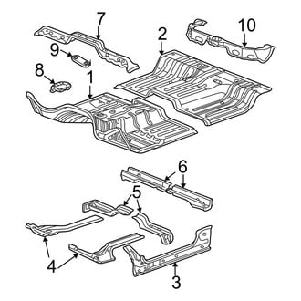 Dodge OE - Cab - Floor (Quad Cab)