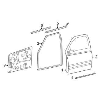 Dodge OE - Door & Components (Regular Cab), (2500 / 3500 Regular Cab)