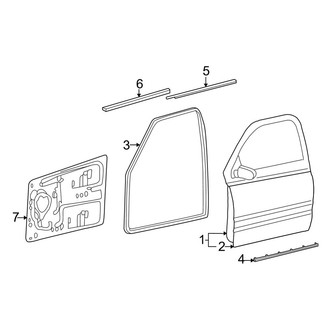 Dodge OE - Front Door - Door & Components (Quad Cab)