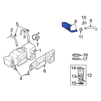 Dodge OE - Fuel Filler Hose