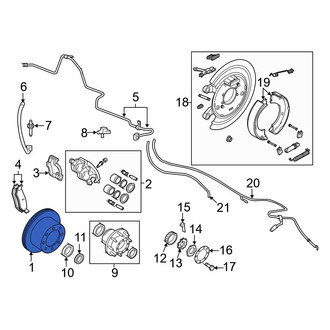 Dodge OE - Rear Disc Brake Rotor