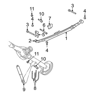 Dodge OE - Rear Suspension - Axle & Differential (4WD)