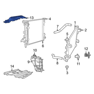 Dodge OE - Upper Radiator Insulator