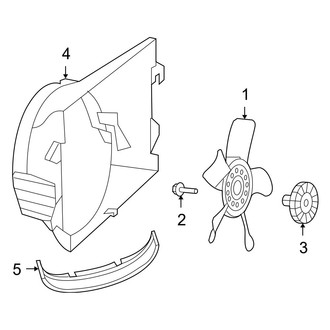 Dodge OE - Cooling Fan (2500 5.7L)