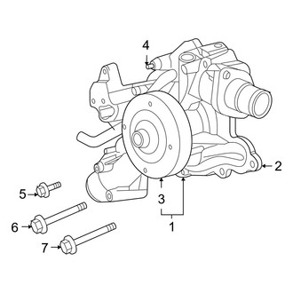 Dodge OE - Cooling - Water Pump (2500 5.7L)