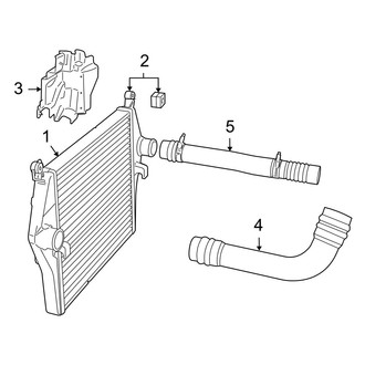 Dodge OE - Cooling - Intercooler (2500 Regular Cab / Crew Cab 6.7L)