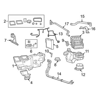 Dodge OE - Air Conditioner & Heater - Evaporator & Heater Components