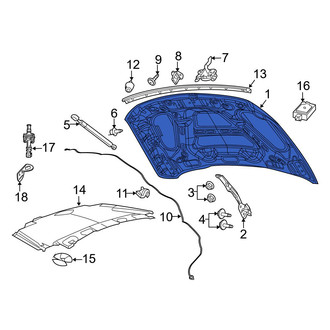 Dodge OE - Front Hood Panel