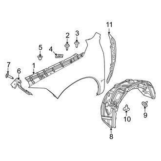 Dodge OE - Fender & Components (2500 / 3500 Regular Cab / Crew Cab / Mega Cab)