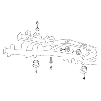 Dodge OE - Frame & Components (Body Mounting), (RWD)