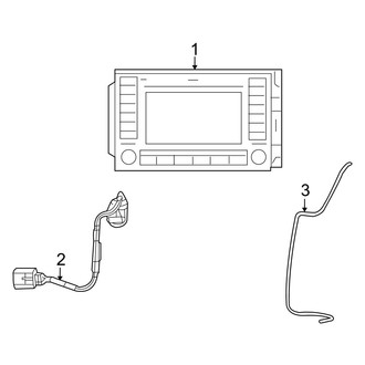 Dodge OE - Electrical Components (Rearview Camera), (2500 / 3500 Regular Cab / Crew Cab / Mega Cab)