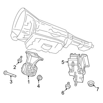 Dodge OE - Engine & Transmission Mounting (2500 RWD 5.7L)