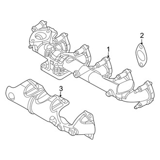 Dodge OE - Exhaust System - Manifold (2500 Regular Cab / Crew Cab 6.7L)