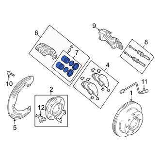 Dodge OE - Rear Disc Brake Caliper Repair Kit