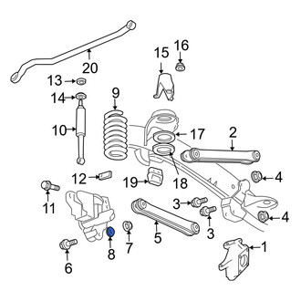 Dodge OE - Front Lower Suspension Control Arm Washer