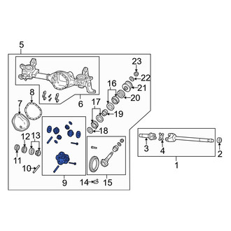 Dodge OE - Front Differential Carrier