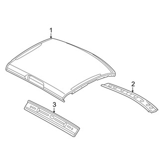 Dodge OE - Cab - Roof & Components (Regular Cab), (Regular Cab)