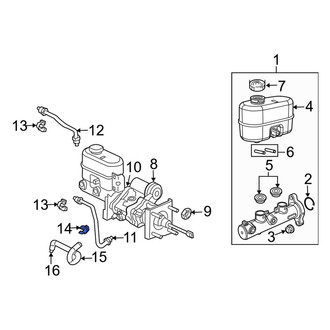 Dodge OE - Brake Hydraulic Hose Lock Clip