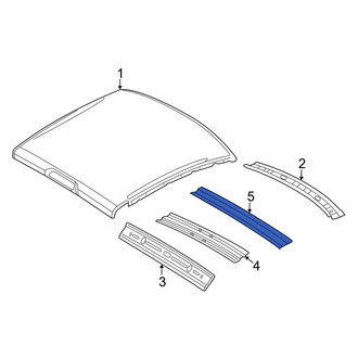 Dodge OE - Rear Roof Bow