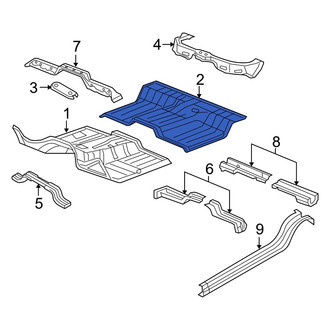 Dodge OE - Rear Floor Pan