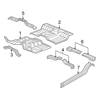 Dodge OE - Cab - Floor (Mega Cab)