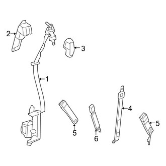 Dodge OE - Restraint Systems - Front Seat Belts