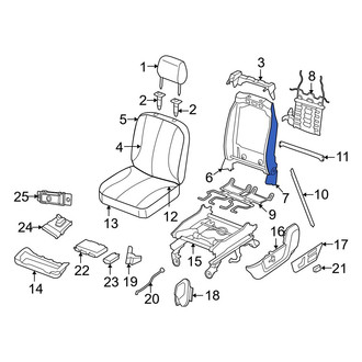 Dodge OE - Front Right Seat Back Recliner